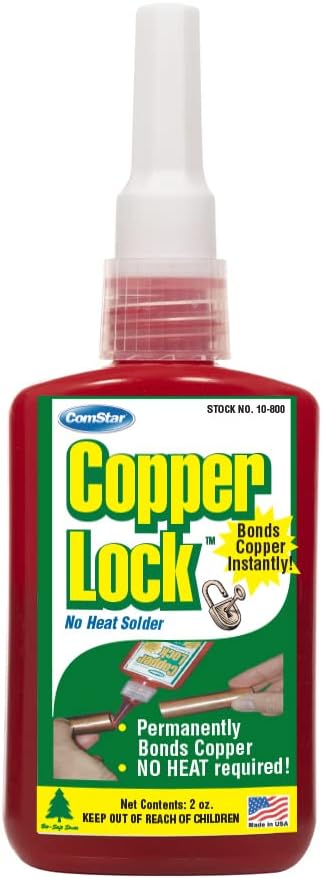 ComStar Copper Lock 2 Ounces No Heat Solder Copper Brass Pipes Refrigerants HVAC in Pakistan