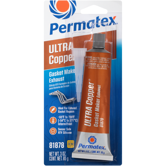 Permatex Ultra Copper Maximum Temperature RTV Silicone Gasket Maker 3oz in Pakistan