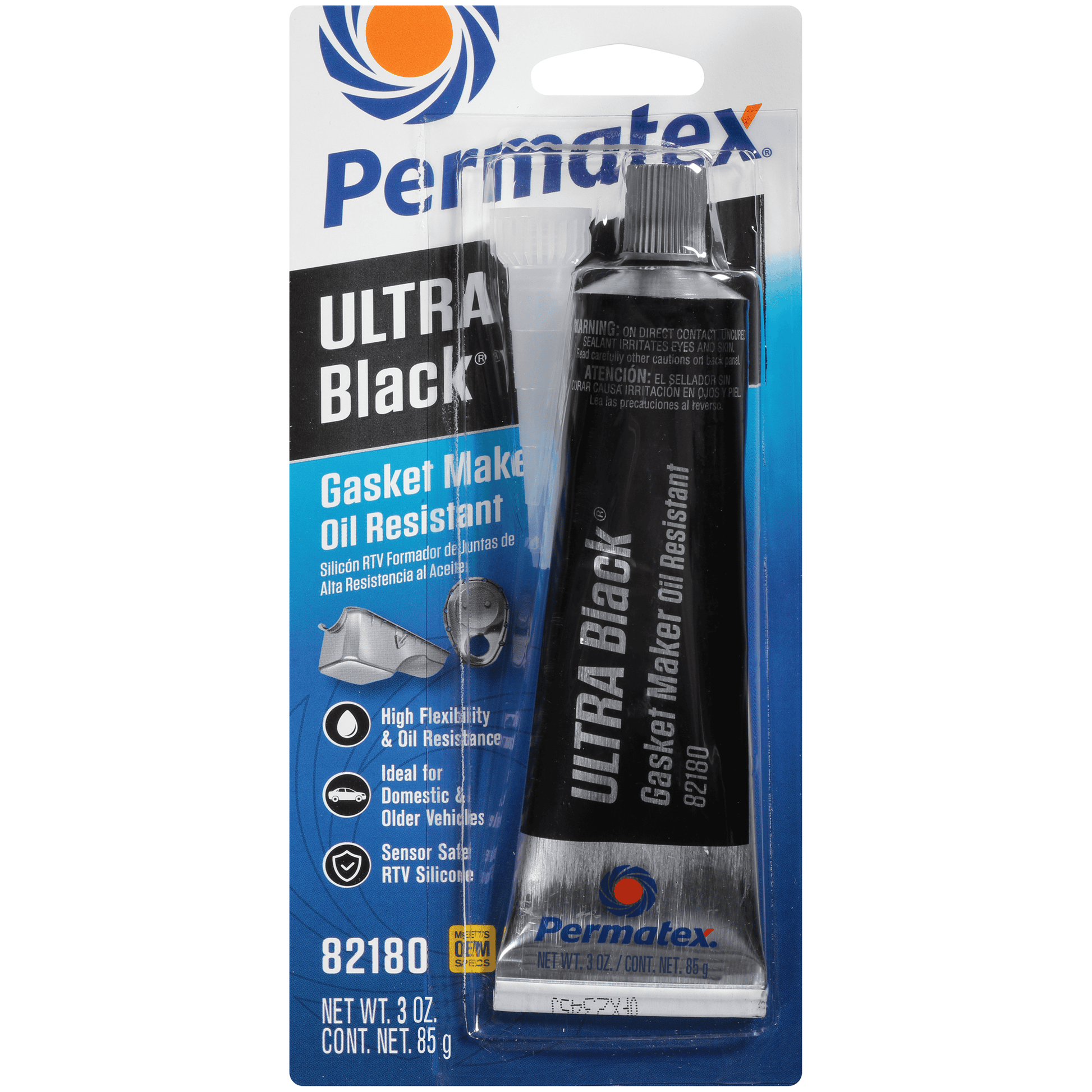 Permatex Ultra Black Maximum Oil Resistance RTV Silicone Gasket Maker 3.35oz in Pakistan