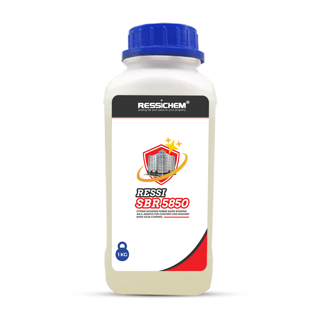 Ressi SBR 5850 SBR Chemical Compatible with Cement Reduces Shrinkage Buildings  in Pakistan