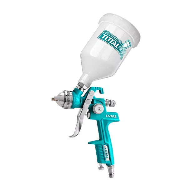 Total HVLP Air Spray Gun Finishing Coat Paint Capacity 600 cc Standard Nozzle 1.4 mm Heavy Duty in Pakistan