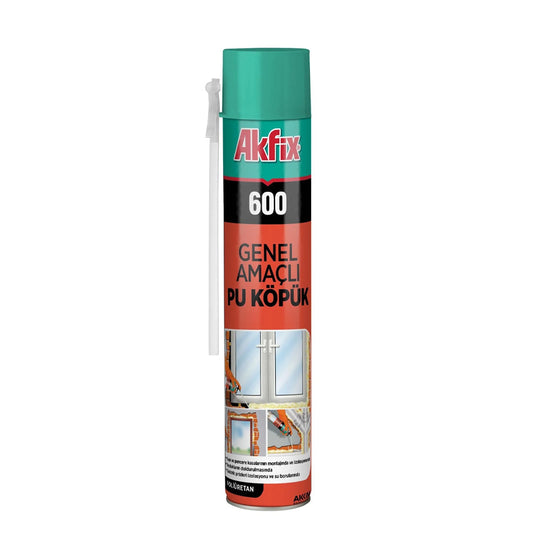 Akfix 600 Multi Purpose PU Foam 750 ml Construction Foam Weather Resistant Foam in Pakistan