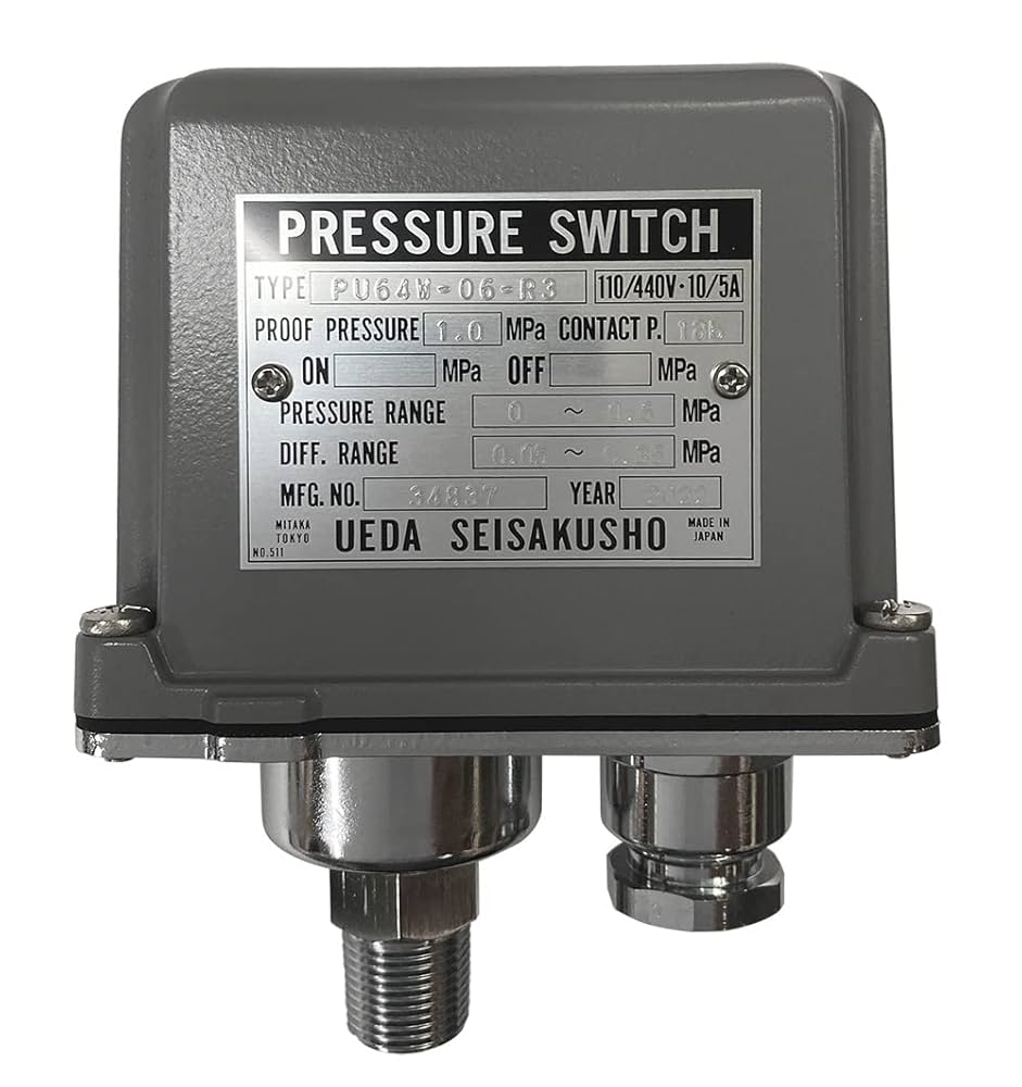 Pressure Switch UEDA Japan 0.2 to 1.5 MPa Heavy Duty in Pakistan