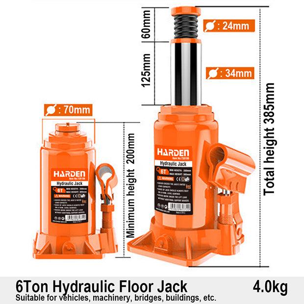 Hydraulic Jack Harden 6 Ton Heavy Duty Easy Lift in Pakistan - Pakistan Power Tool 