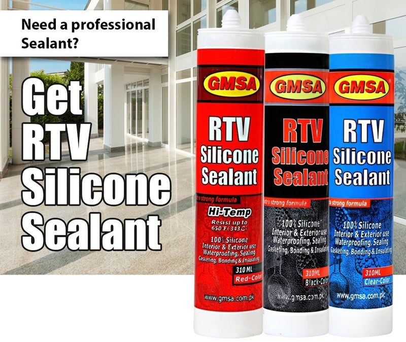 GMSA RTV Silicone Sealant 20 ml Clear High Performance Sealant in Pakistan
