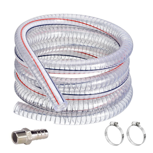 Suction Diesel Pipe Steel Wire with Coupling Fitting Puna Inch Heavy Duty in Pakistan
