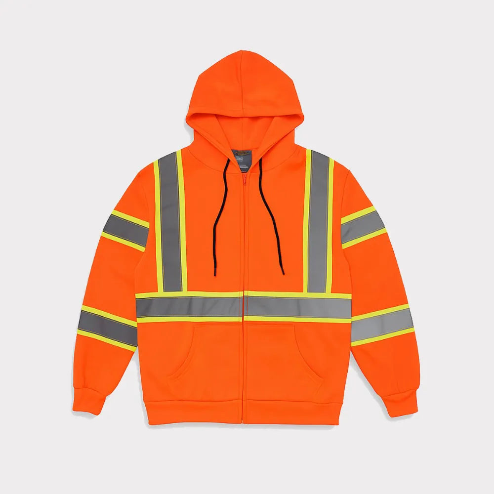 Maximum Comfort High Visibility Hoodie Harsh Weather Full Zip Front  in Pakistan