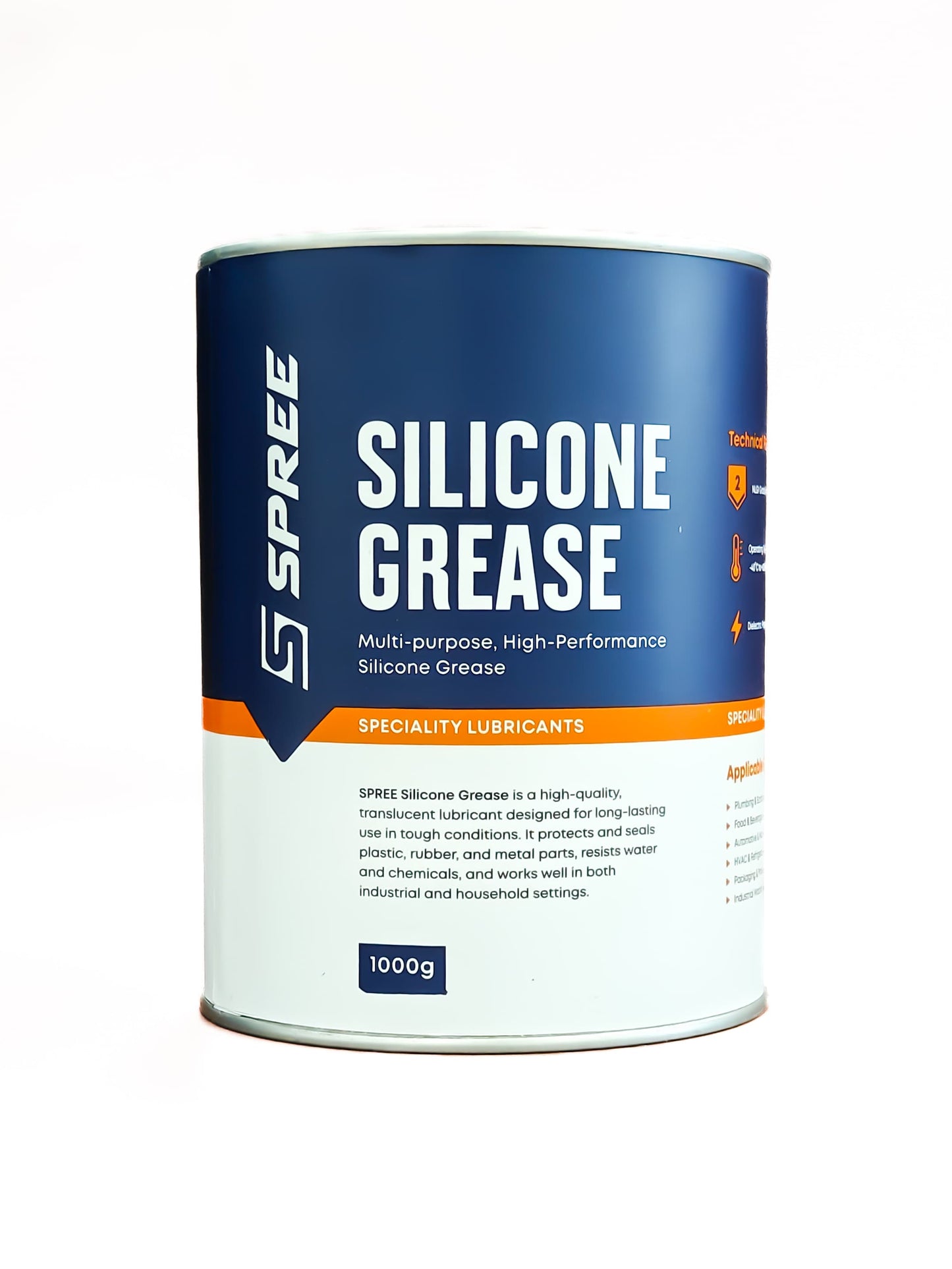 Spree Silicone Grease USA 10 Kgs Protects Seals Plastic Rubber Metal Parts in Pakistan