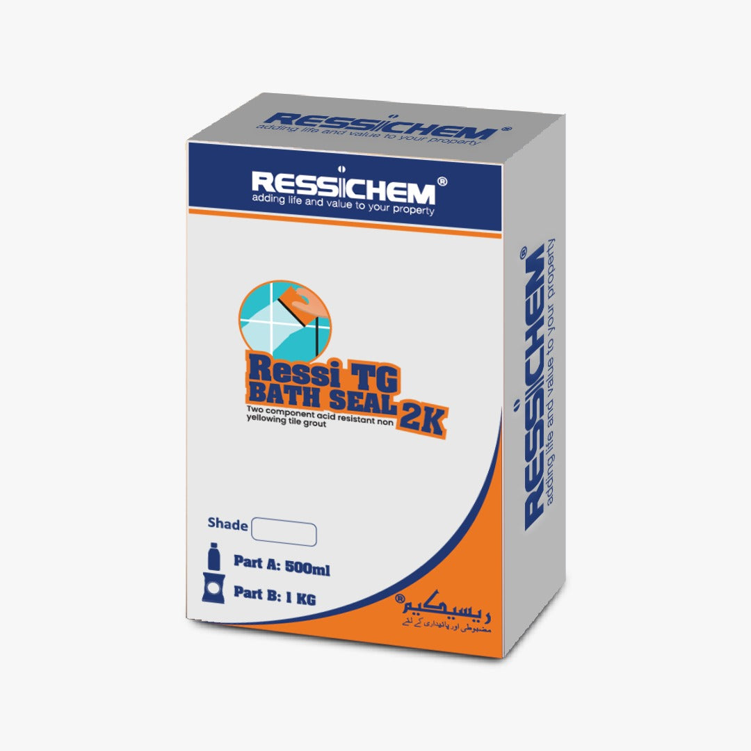 Ressi TG Bath Seal 2K Waterproof Prevents Mold Fungus Growth Resistant to cracking in Pakistan