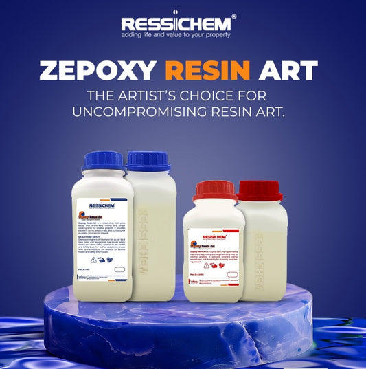 Ressichem Zepoxy Resin Art High Gloss Epoxy Crystal Clear Epoxy in Pakistan