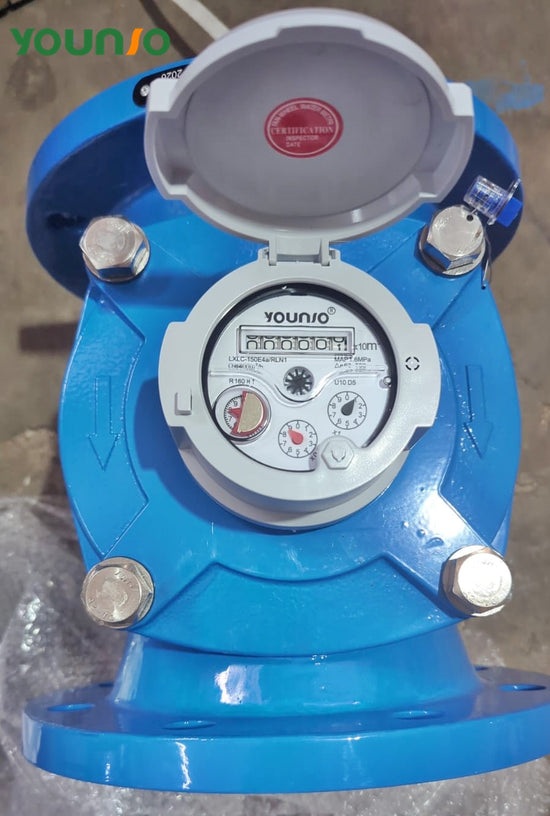 Younio Woltman Water Meter New White Cap Model Cold Water 2 Inch in Pakistan
