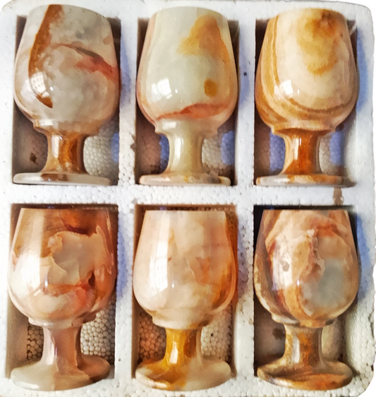 Marble Glass Set 6 Pcs Set Swat Kitchen Set Crockery in Pakistan