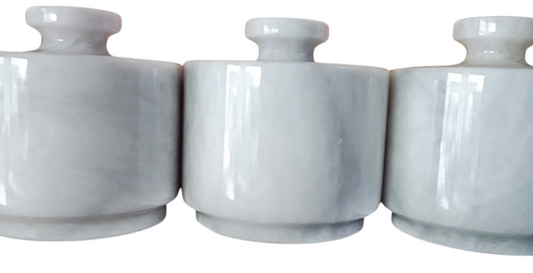Marble Storage Jar Box White Kitchen Crockery Burney in Pakistan