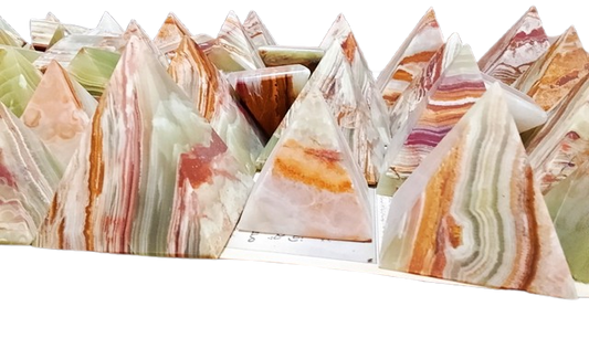 Marble Pyramid Showpiece Zimaya Gift On the Table in Pakistan