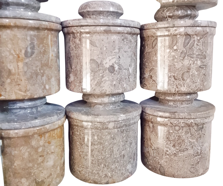 Marble Storage Jar Box Mexico Kitchen Crockery Burney in Pakistan