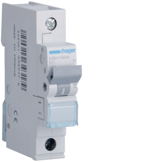 Hager Miniature Circuit Breakers Single Pole Heavy Duty in Pakistan