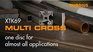 Load video: RHODIUS Germany Cutting and Grinding with one disc and in almost all materials