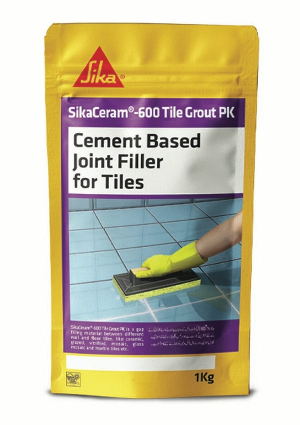 Sika Ceram 600 1 kg Tile Grout Non Shrink Prevent Cracks in Pakistan