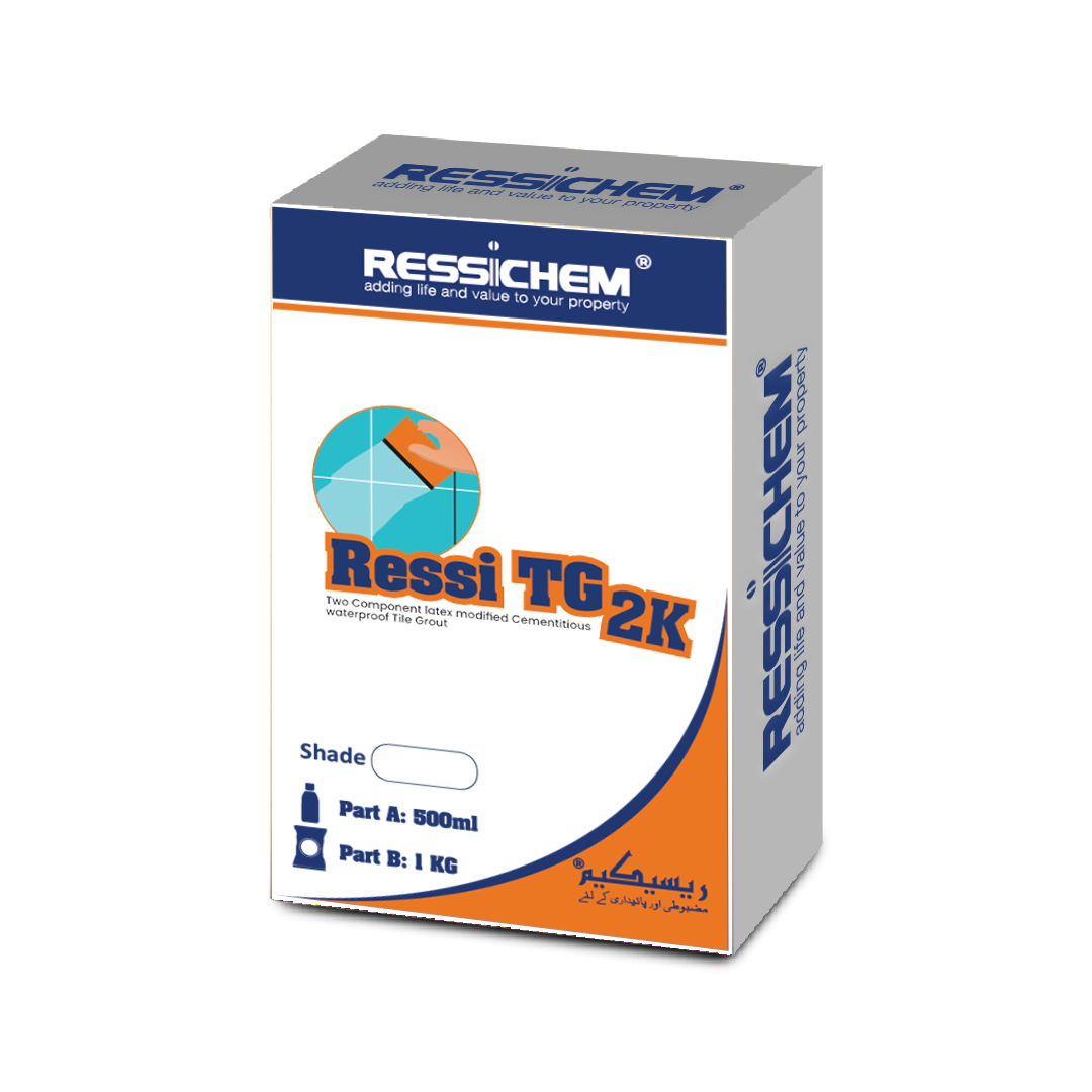Ressi TG Bath Seal 2K Waterproof Prevents Mold Fungus Growth Resistant to cracking in Pakistan