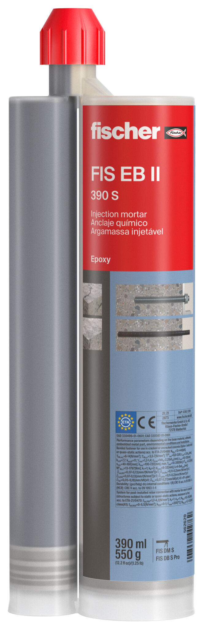 Fischer Epoxy mortar FIS EB II 390 ml Economical Epoxy Cracked Non Cracked Concrete in Pakistan