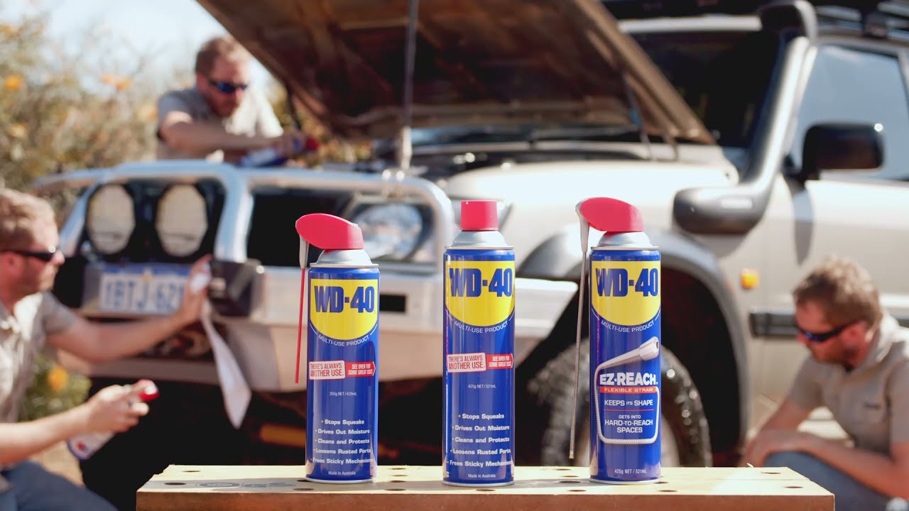 Load video: WD-40 101 Automotive Uses In 101 Seconds
