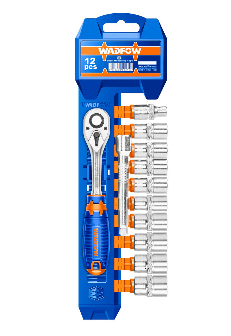 Socket Set 12 Pcs CRV Quick Release Wadfow in Pakistan – Pakistan Power ...