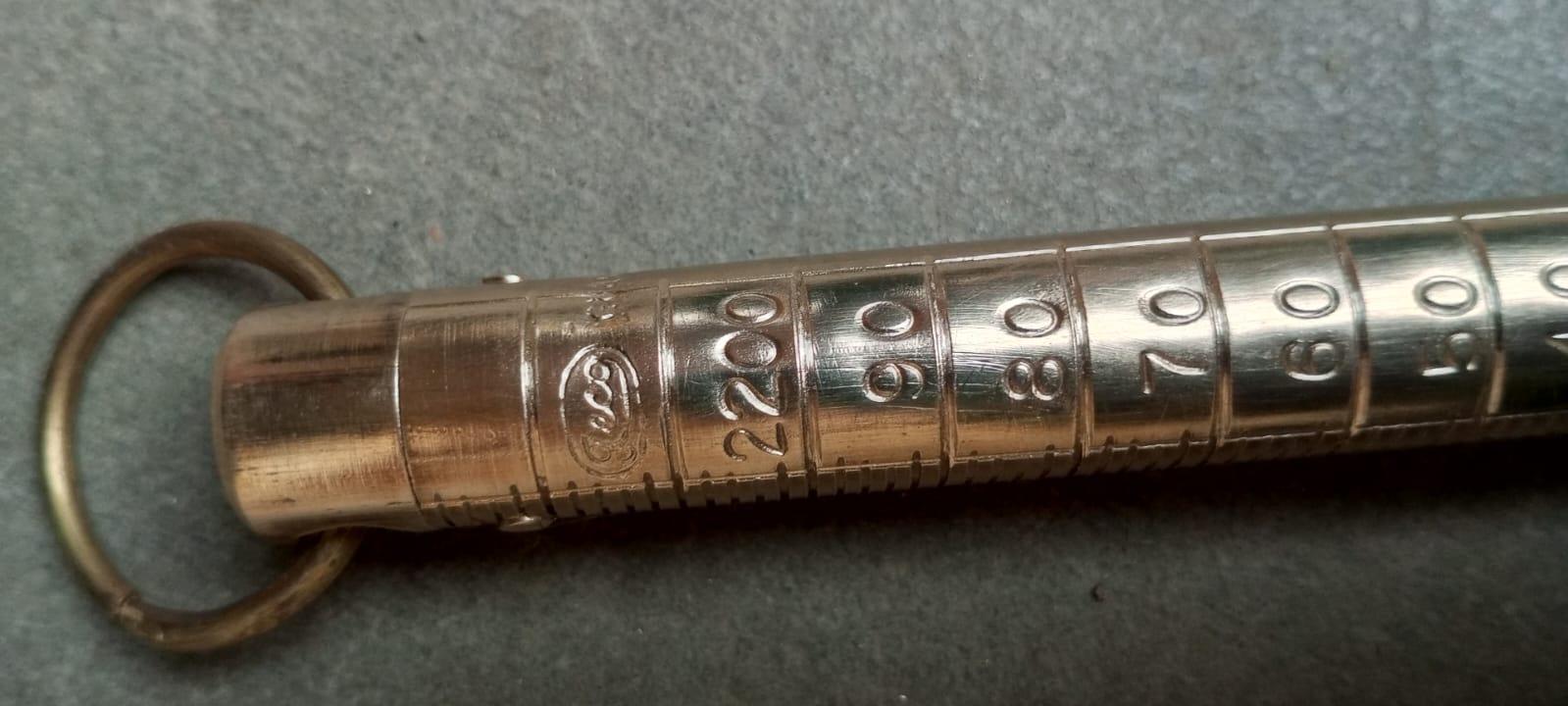 High Quality Brass Dip Rod for Barrels Tanks 6 foot Length Easy Measur ...