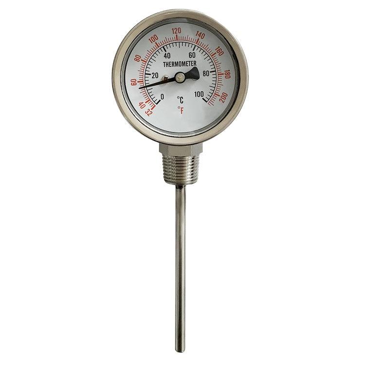 Bi Metal Thermometer 200 Celsius SS Body Bottom Connection in Pakistan - Pakistan Power Tool 