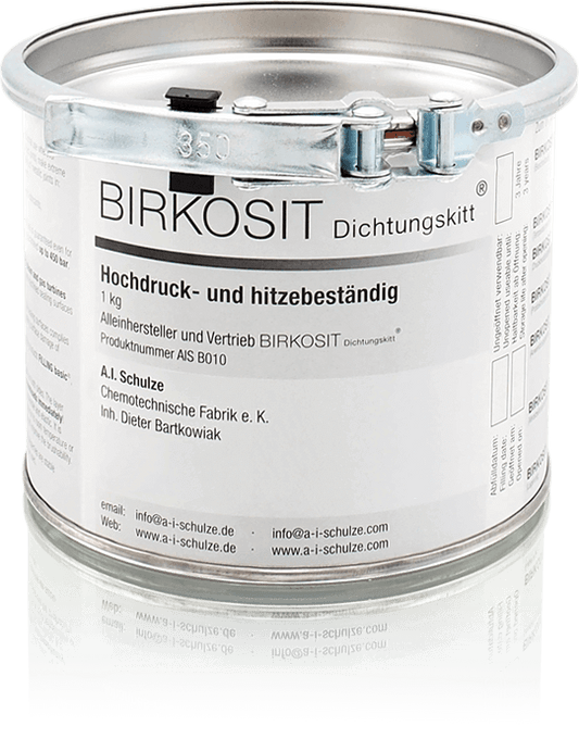 BIRKOSIT Sealing Compound Germany 1 kg Guaranteed Pressures 550 bar 900 Celsius High Temperatures.Joints in Pakistan