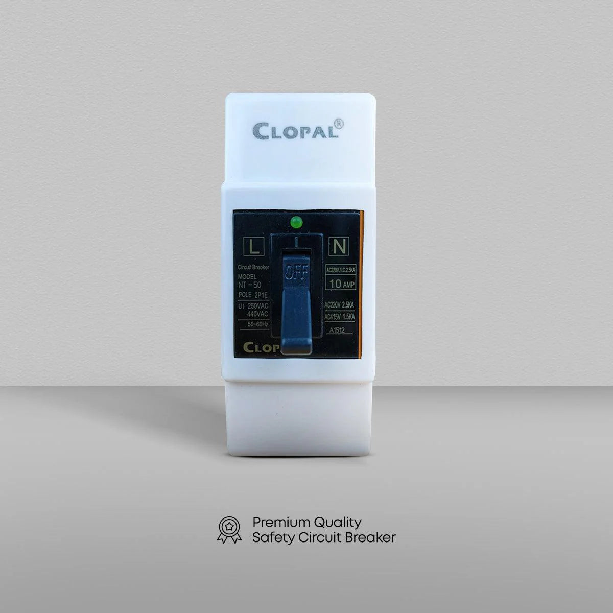 Clopal Double Pole Safety Circuit Breaker with LED 10 15 20  30A in Pakistan
