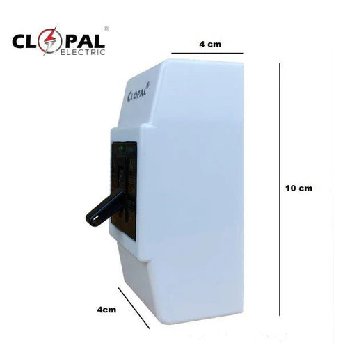 Clopal Double Pole Safety Circuit Breaker with LED 10 15 20  30A in Pakistan