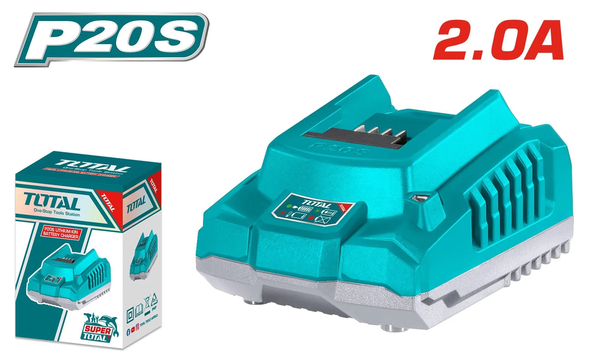 Total Fast Intelligent Charger 20V 2A in Pakistan