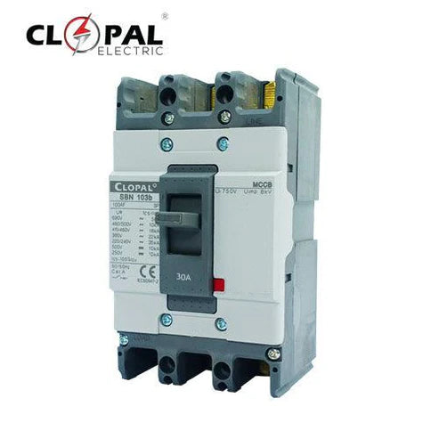 Clopal Heavy Duty 30Amp Three Pole Moulded Case Circuit Breaker Overload Short Circuit Protection in Pakistan