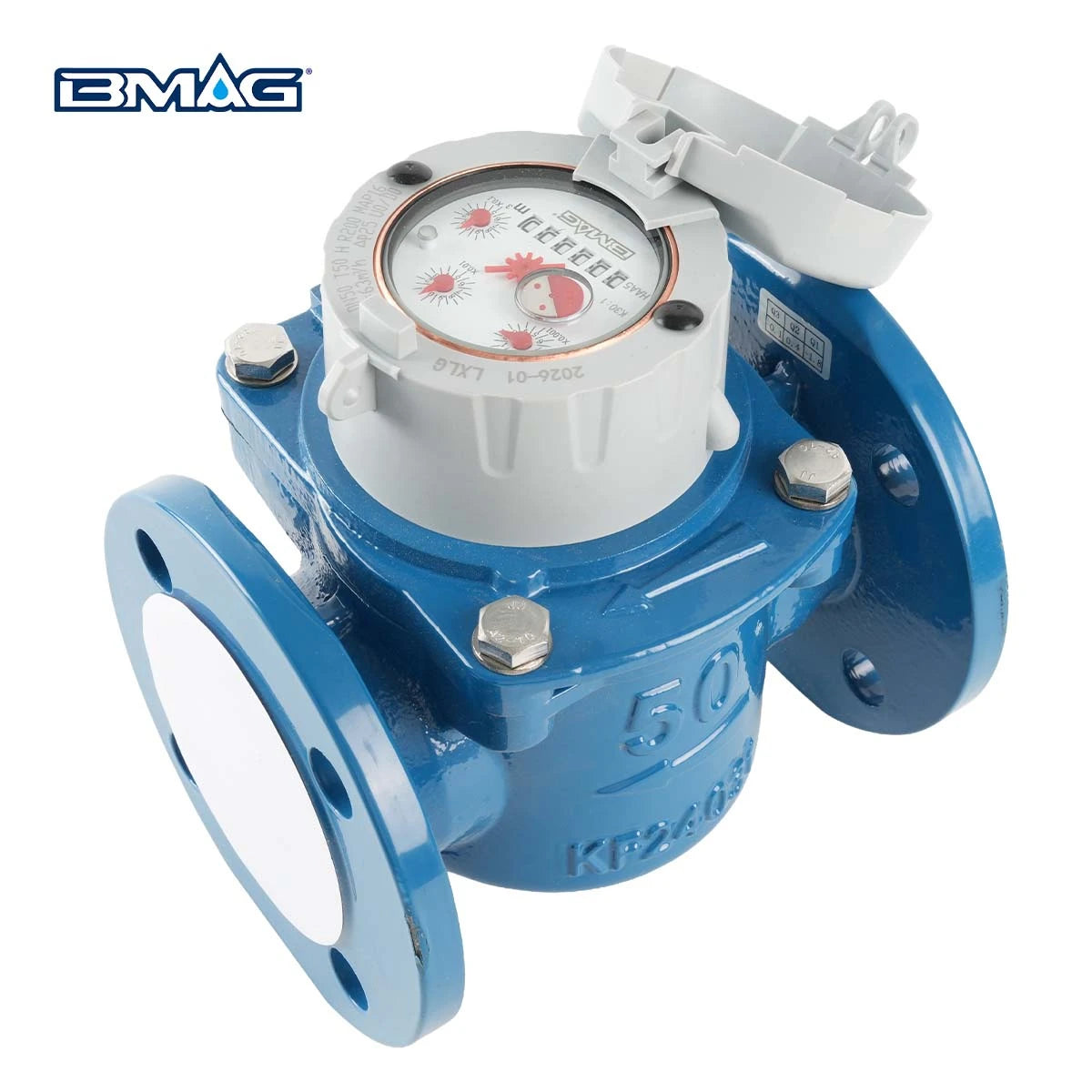BMAG Water Meter Industrial Cast Iron Body Cold Water Meter Two Inch in Pakistan