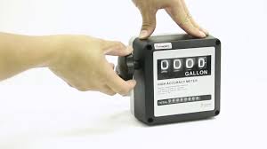 Load video: Diesel Meter  Mechanical Fuel Meter Black