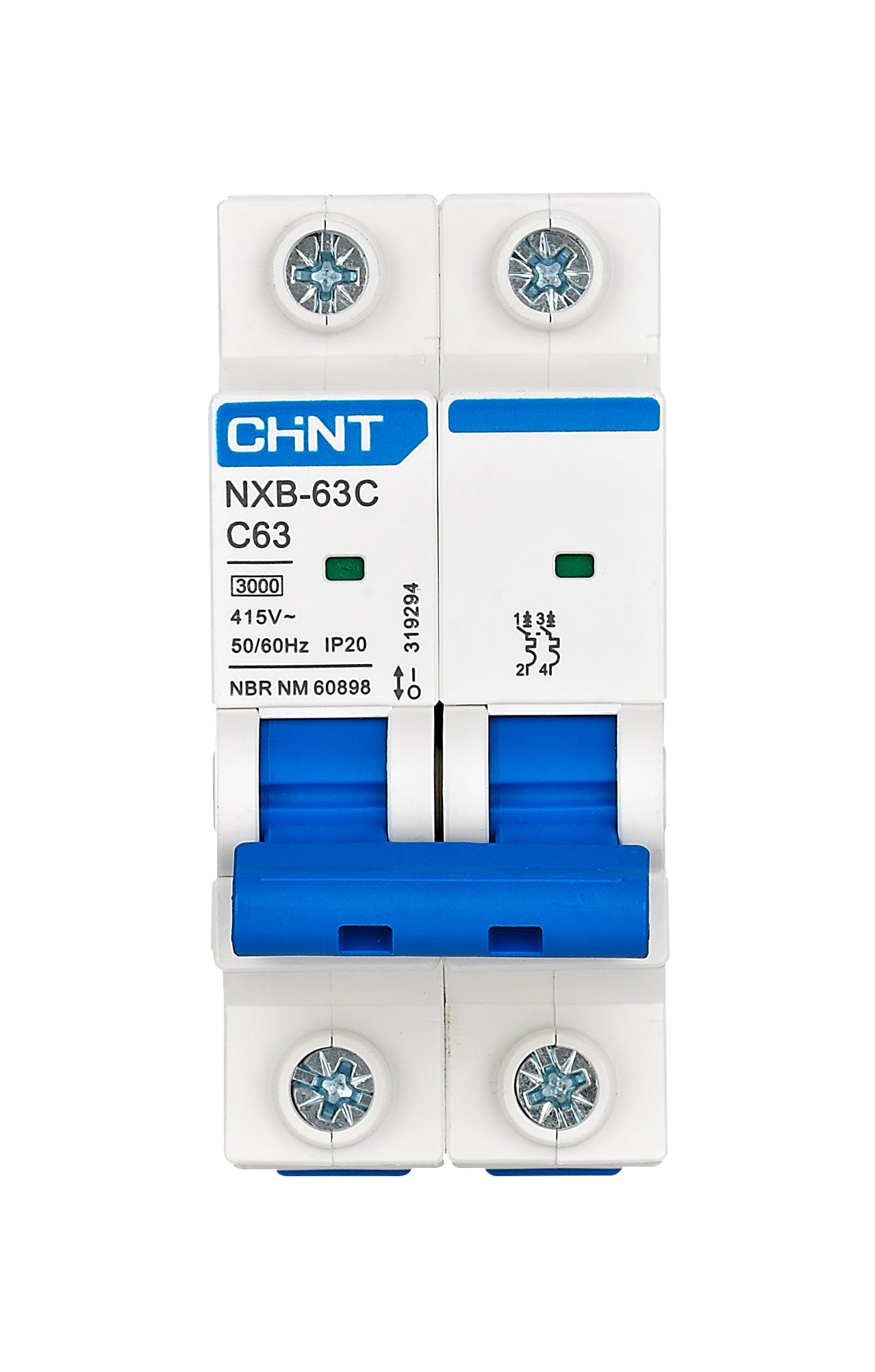 CHINT NXB-63C Miniature Circuit Breaker 1P 2P 6kA Overload Protection Short Circuit Protection in Pakistan