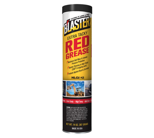 Blaster Extra Tacky Red Grease Cartridge 14 oz 397 gm Heavy Duty Applications Automotive Construction Farm Equipment in Pakistan