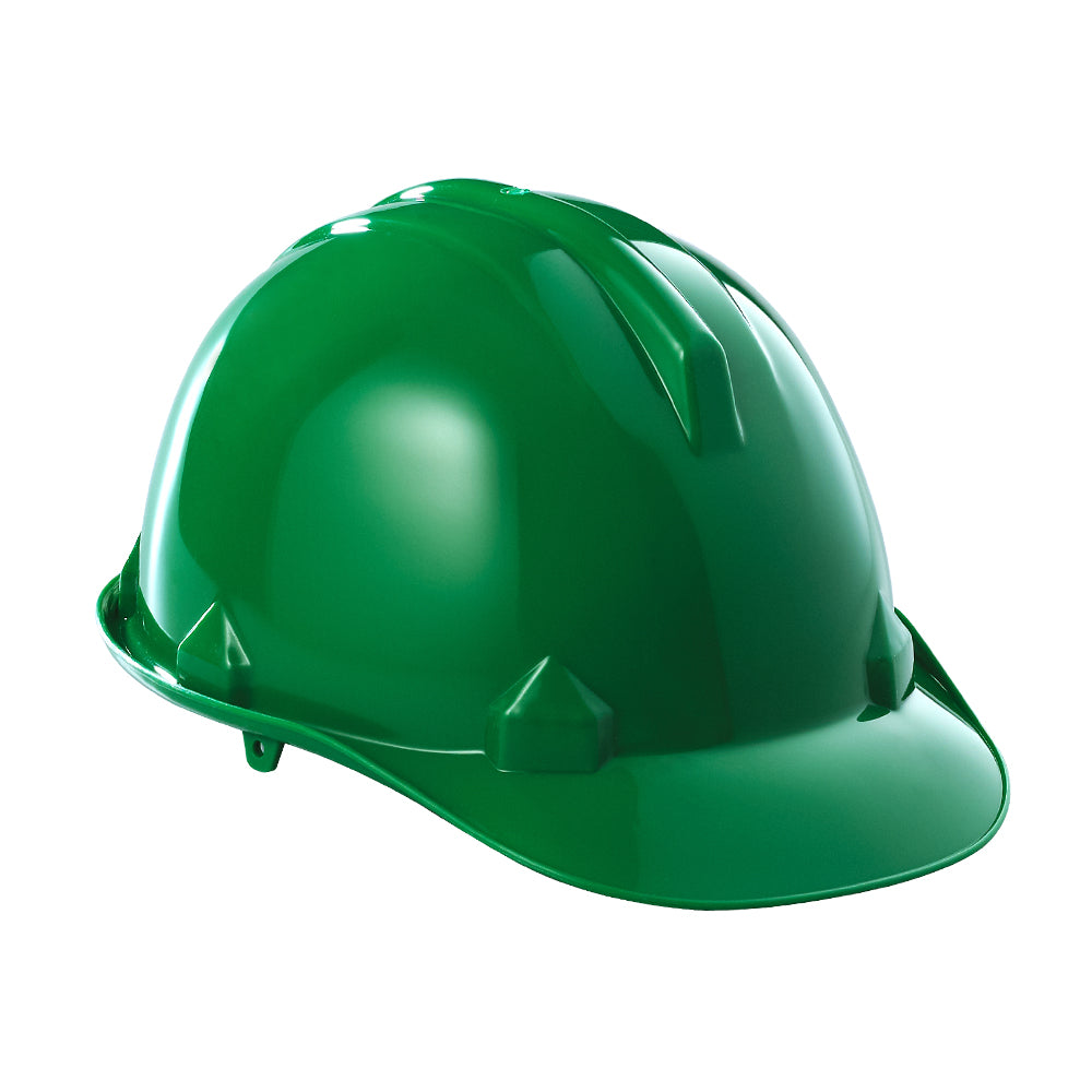 Safety Helmet Green Color Heavy Duty Industrial Construction Workplace in Pakistan
