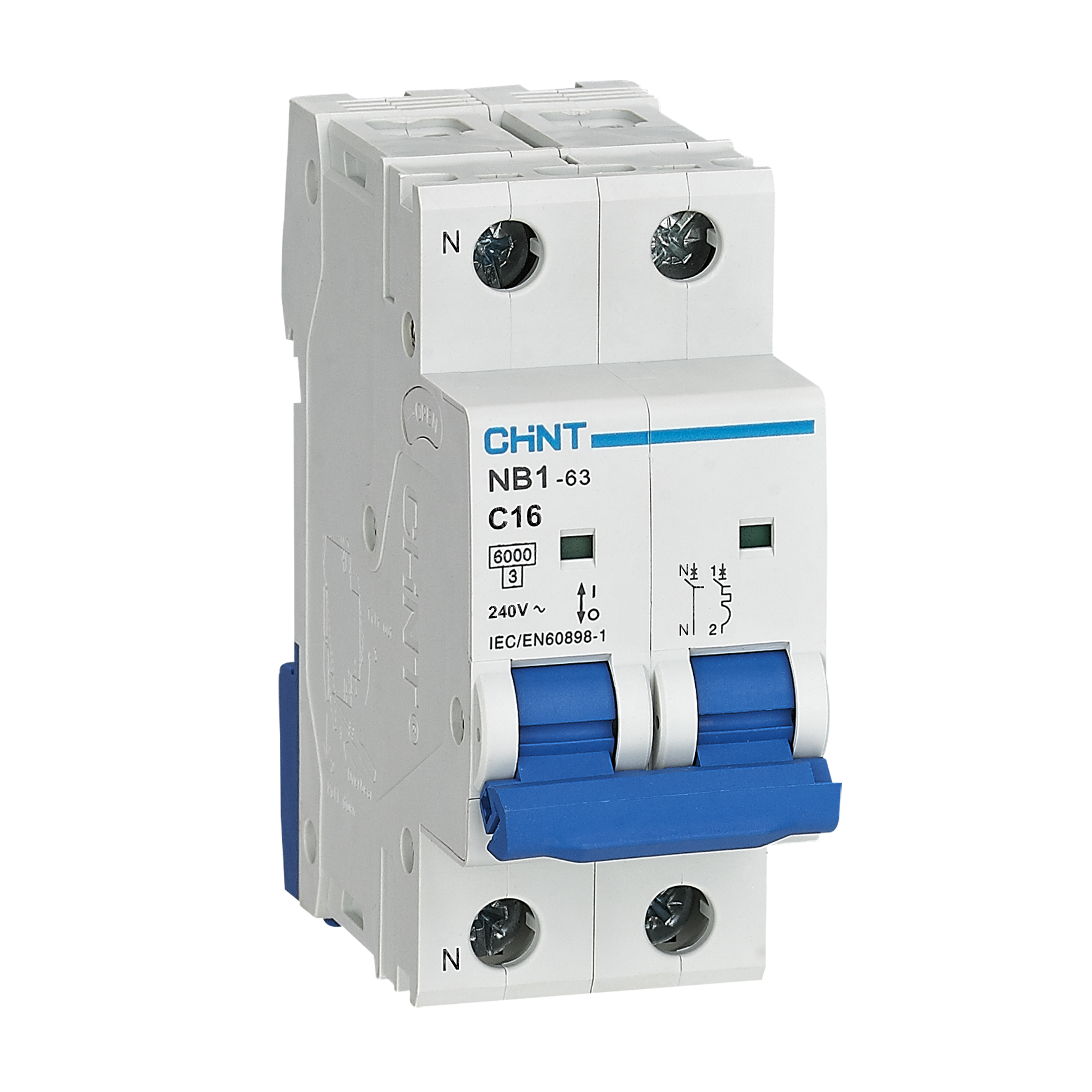 CHINT NB1-63 Miniature Circuit Breaker 2P 4P  Overload Protection Short Circuit Protection in Pakistan