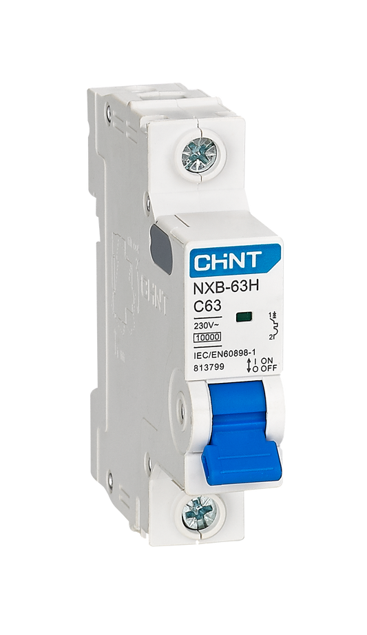 CHINT NXB-63H Miniature Circuit Breaker 1P 2P 10kA Overload Protection Short Circuit Protection in Pakistan