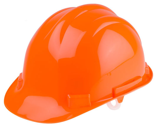 Safety Helmet Orange Color Heavy Duty Industrial Construction Workplace in Pakistan