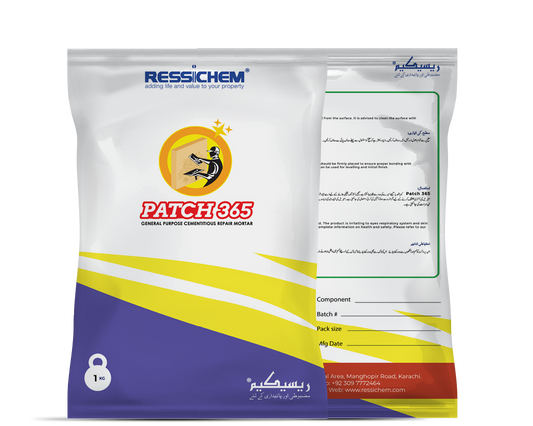 Patch 365 General Purpose Cementitious Repair Mortar 25 kg Old Deformed Plaster Works in Pakistan 