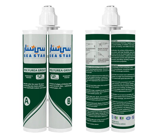 Sea Star Polyurea Tile Grout 400 ml Twin Cartridges Anti Fungus Strong Weather Resistance in Pakistan