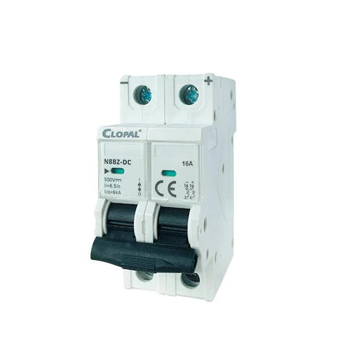 Clopal Double Pole Safety Circuit Breaker 16 20 25 32 40 63 125 Amp High Voltage Capacity in Pakistan