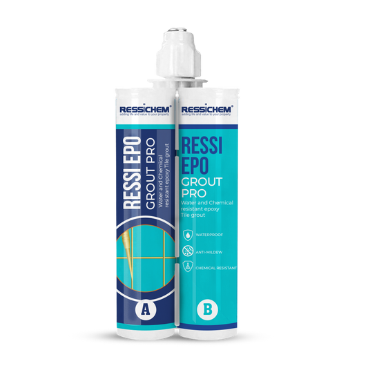 Ressichem Ressi EPO  Grout Pro Epoxy Tile Grout Epoxy Resistance Stains Chemicals Weather in Pakistan