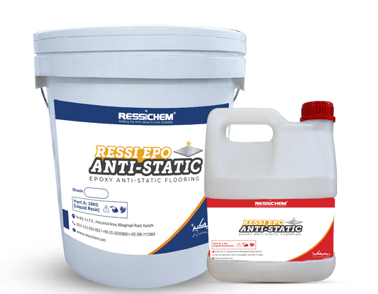 Ressi EPO Anti Static 15 kg Epoxy Hard Tough  Easily Cleanable Attractive Floor Coating in Pakistan