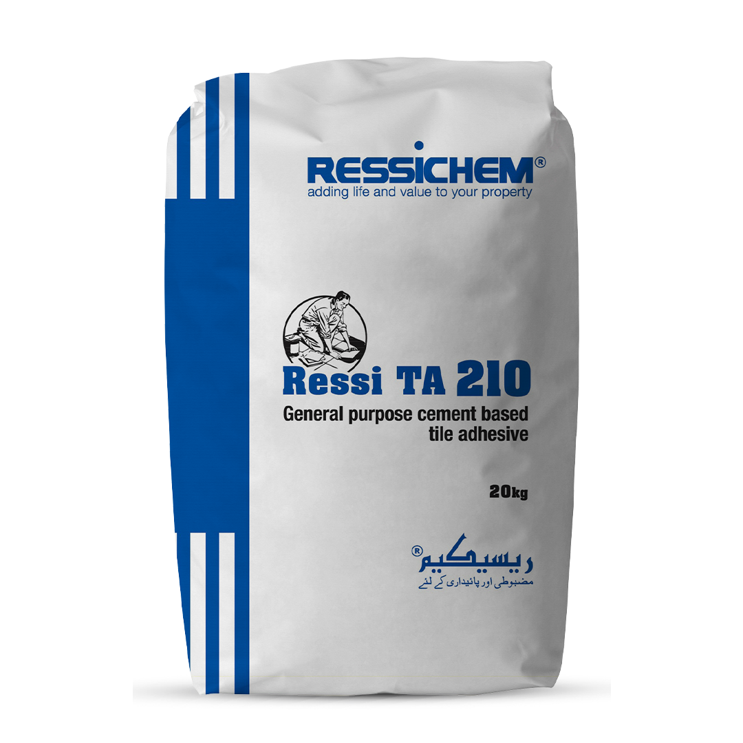 Ressi TA 210  General Purpose Cement 20 KG Tile Adhesive Tile Bonding in Pakistan