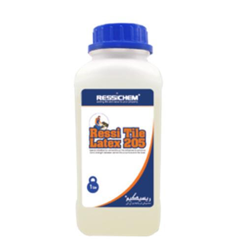 Ressi Tile Latex 205 Special Additive 1 Liter Cementitious Tile Adhesive Enhance Bond Surface Tile Base in Pakistan