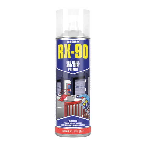 Action Can RX-90 Red Oxide Anti-Rust Primer 500 ml Harsh Outdoor Conditions in Pakistan