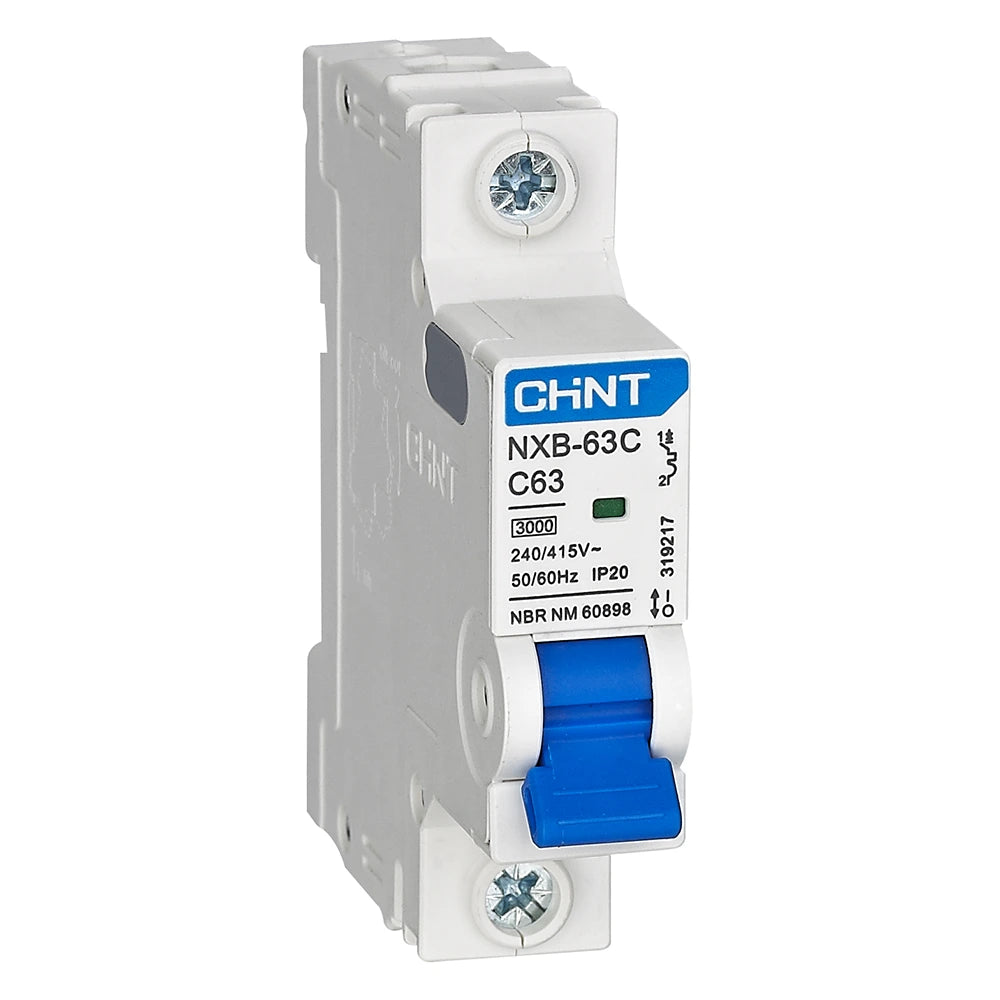 CHINT NXB-63C Miniature Circuit Breaker 1P 2P 6kA Overload Protection Short Circuit Protection in Pakistan